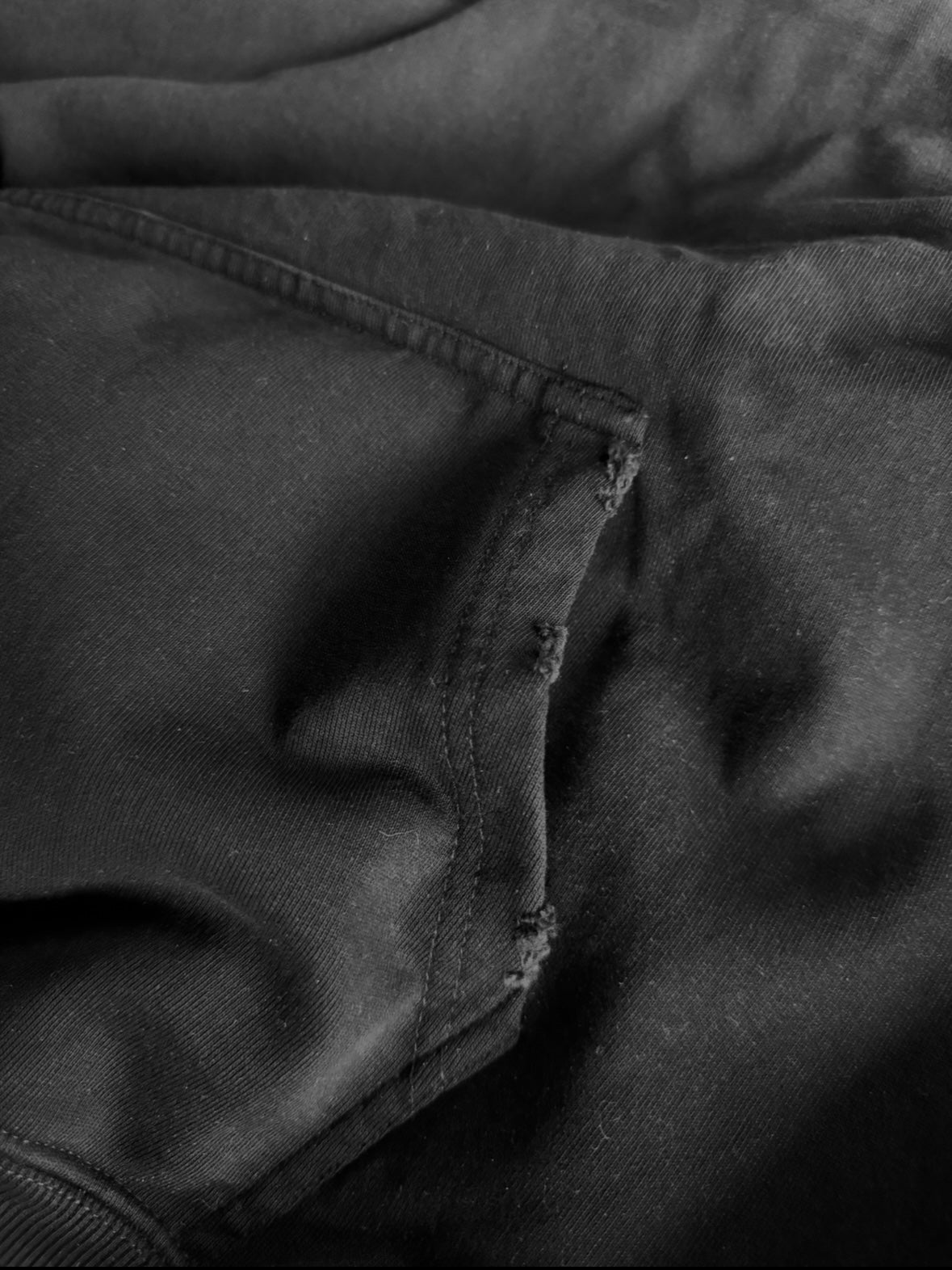Stone wash hoodie